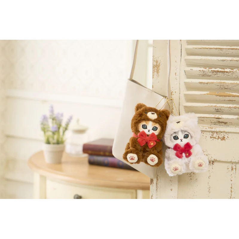 Mofusand|Teddy Bear Mascot Holder /Plush Keychain|130×85×90mm approx.