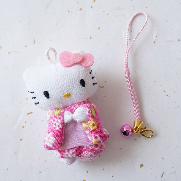 Sanrio|Sakura Kimono mini Phone Charm /Plush Keychain