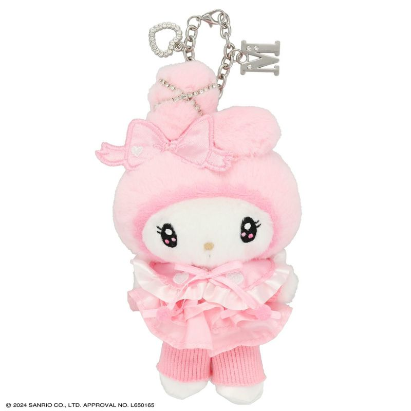 Sanrio三丽鸥|Sanrio Mascot Holder / Twin Idol Initial Charm with Rhinestone偶像系列字母包挂/挂件|约10×6×18cm