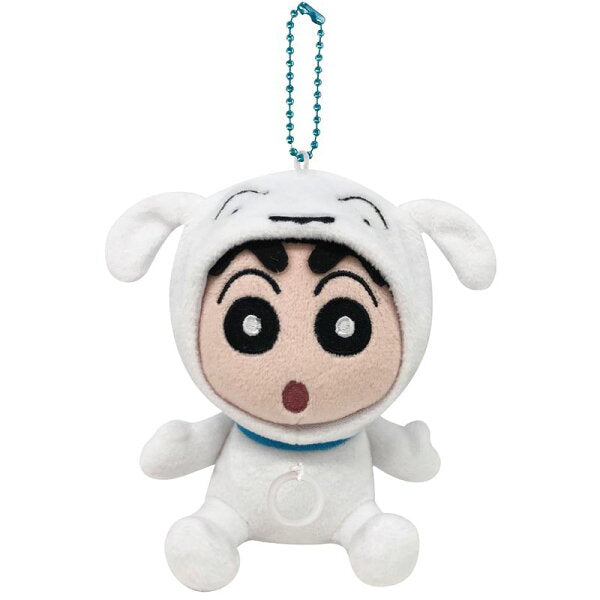 Crayon shin-chan|Tail Shaking Mascot Holder /Plush Keychain| H120 x W95 x D95mm