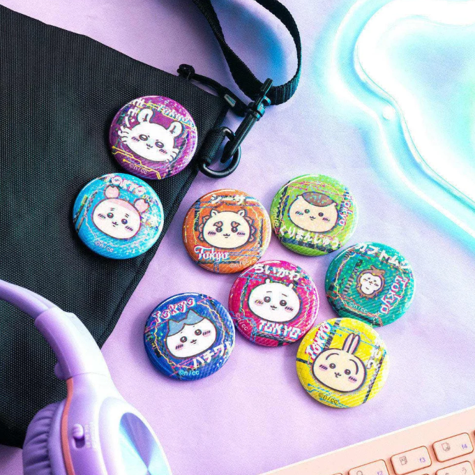 Chiikawa|Tokyo Holographic Can Badge Collection mystery bag/blind box/All 8 types|1pcs