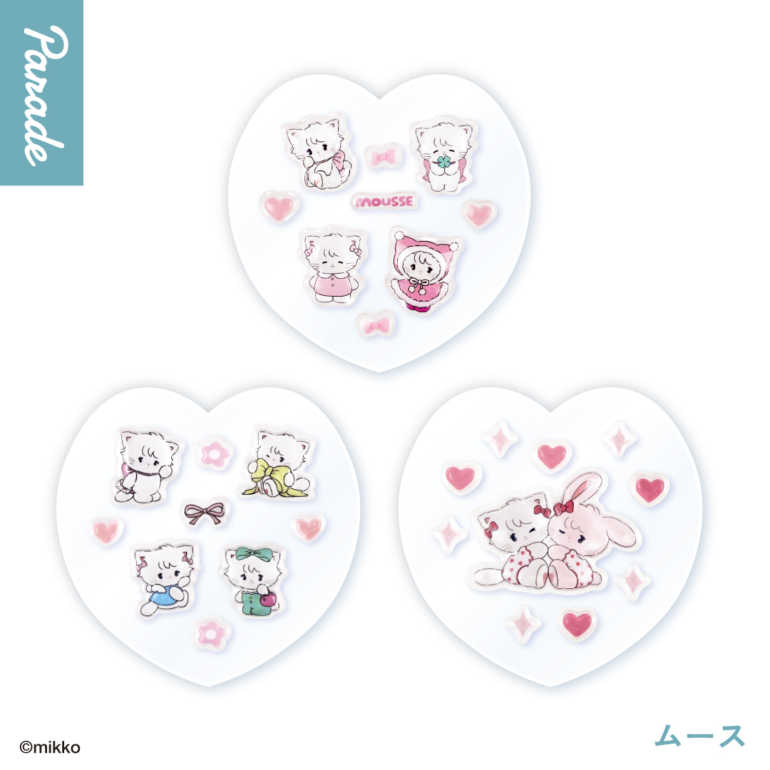 mikko illustrations|Lil ala mode PUKU CHURU seal stickers mystery bag/blind box/All 5 types|1pc