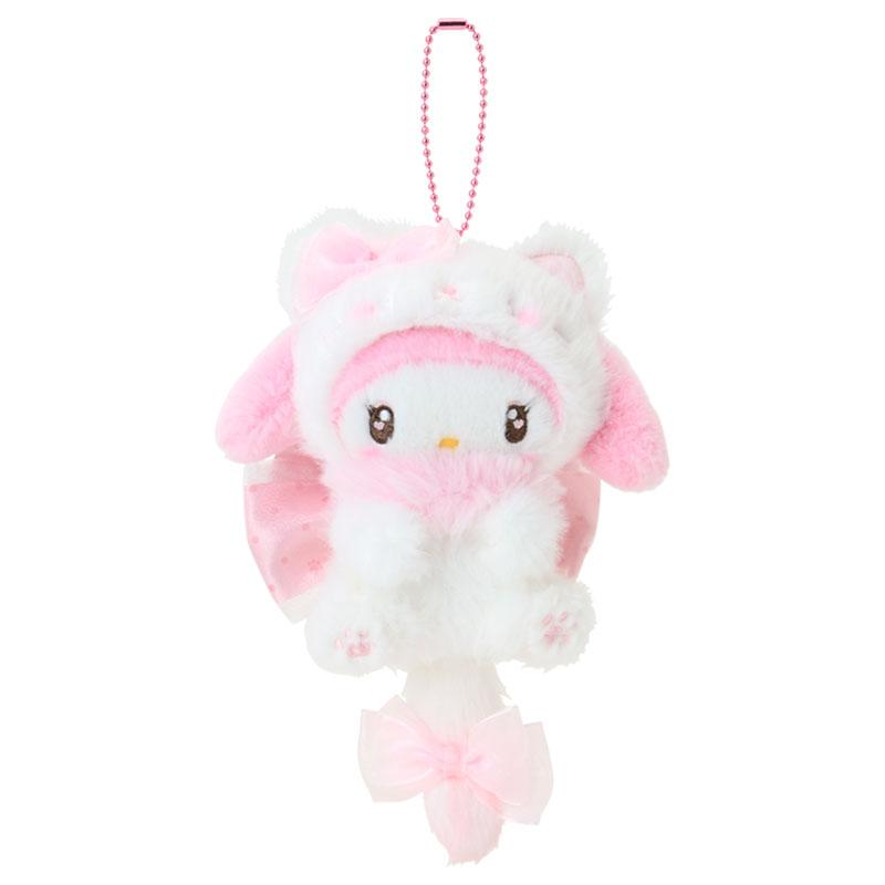 Sanrio|Milky Kitten Mascot Holder /Plush Keychain|11×7×20cm approx.