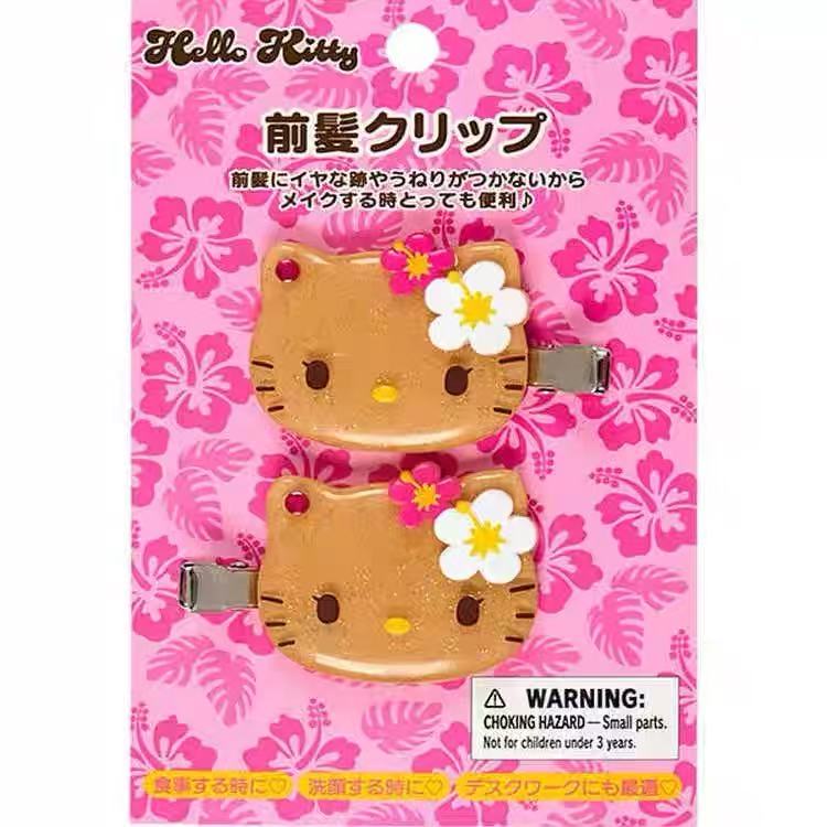 【limit 2】Sanrio|Endless Summer Vacation Hair Clip Set|2 piece