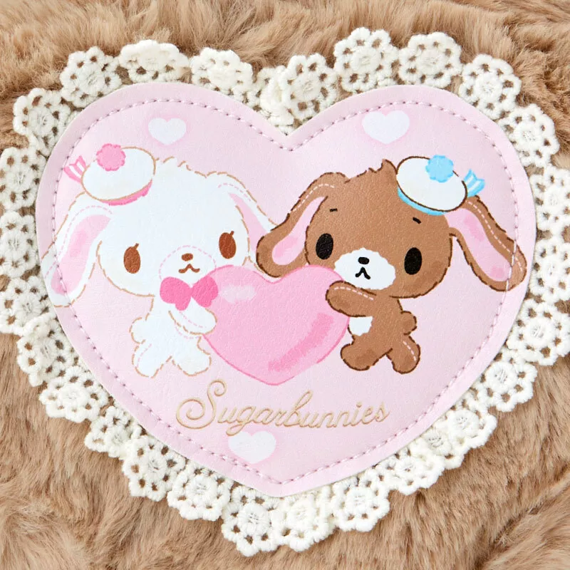 Sanrio三丽鸥|Pouch / Fluffy Heart毛茸茸爱心系列平成复古可爱角色零钱包/收纳包|约18×4.5×14.5cm
