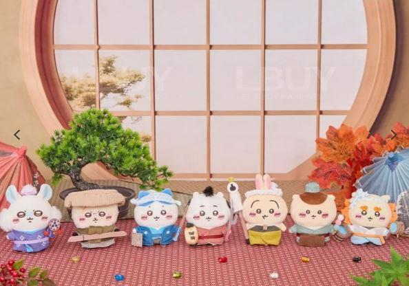 chiikawa|Edo-style Mascot Holder /Plush Keychain