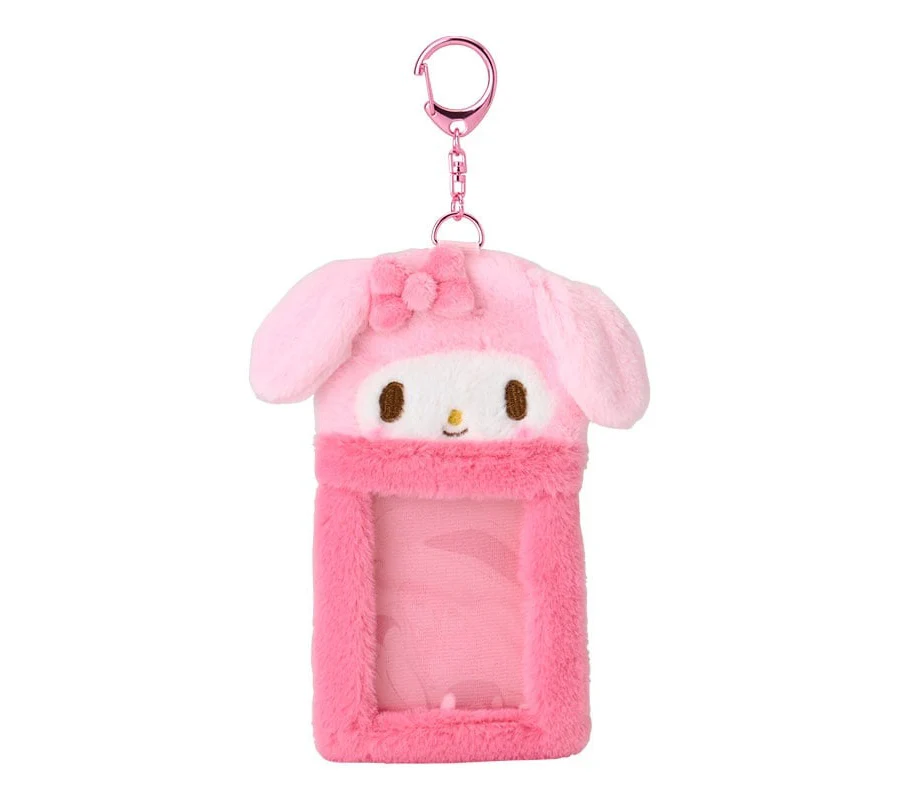 Sanrio|ENJOY IDOL SERIES Fluffy Photocard Holder Keyring|3.4 x 9.3 x 17.2cm approx.