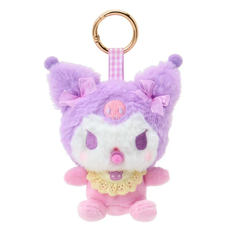 Sanrio|Baby Ribbon Fluffy Mascot Holder /Plush Keychain|120×130×75mm approx.