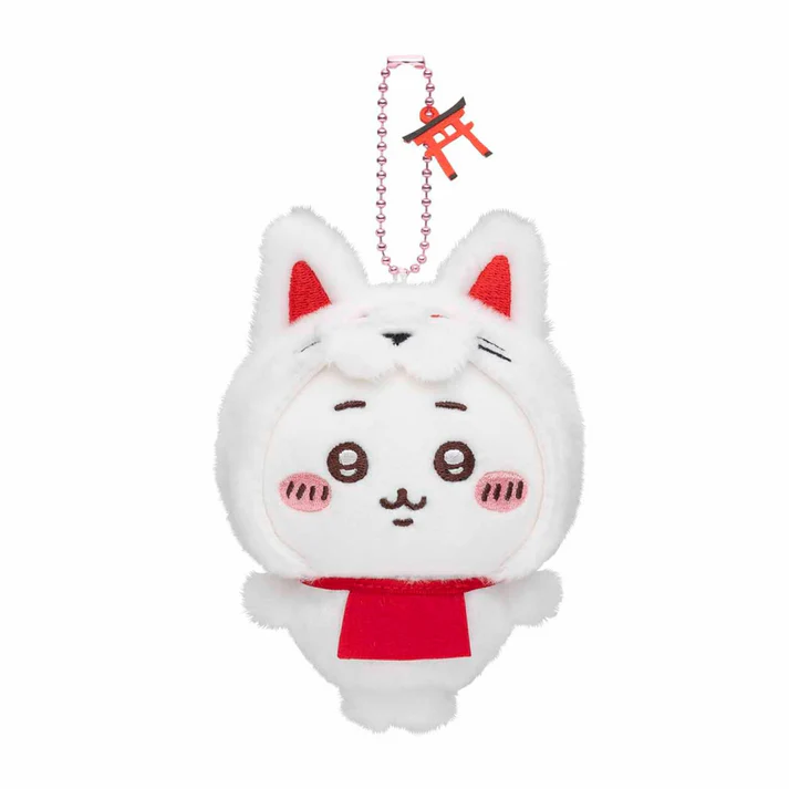 Chiikawa|Fushimi Inari Mascot Holder /Plush Keychain|H140 x W85 x D70mm approx.
