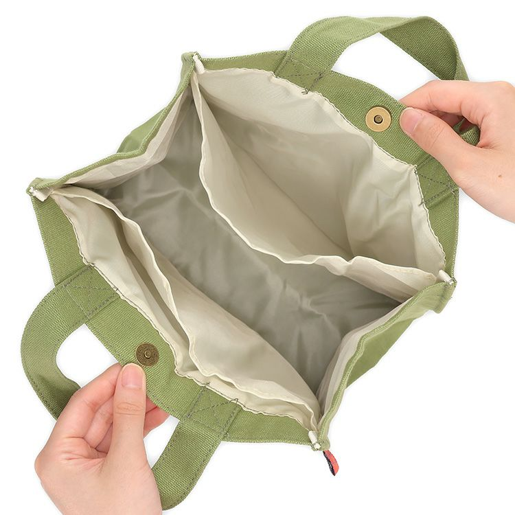 Pickles Frog泡菜蛙|Mini Tote Bag Bottom Gusset Green always smile绿色精致刺绣迷你托特包/手提包/正反都可爱|约H24×W24×D12cm