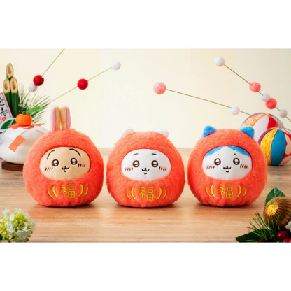chiikawa|has turned into aDaruma! Rolling Tumbler Plush Dolls/Plush Toy|H100 x W100 x D90mm approx.
