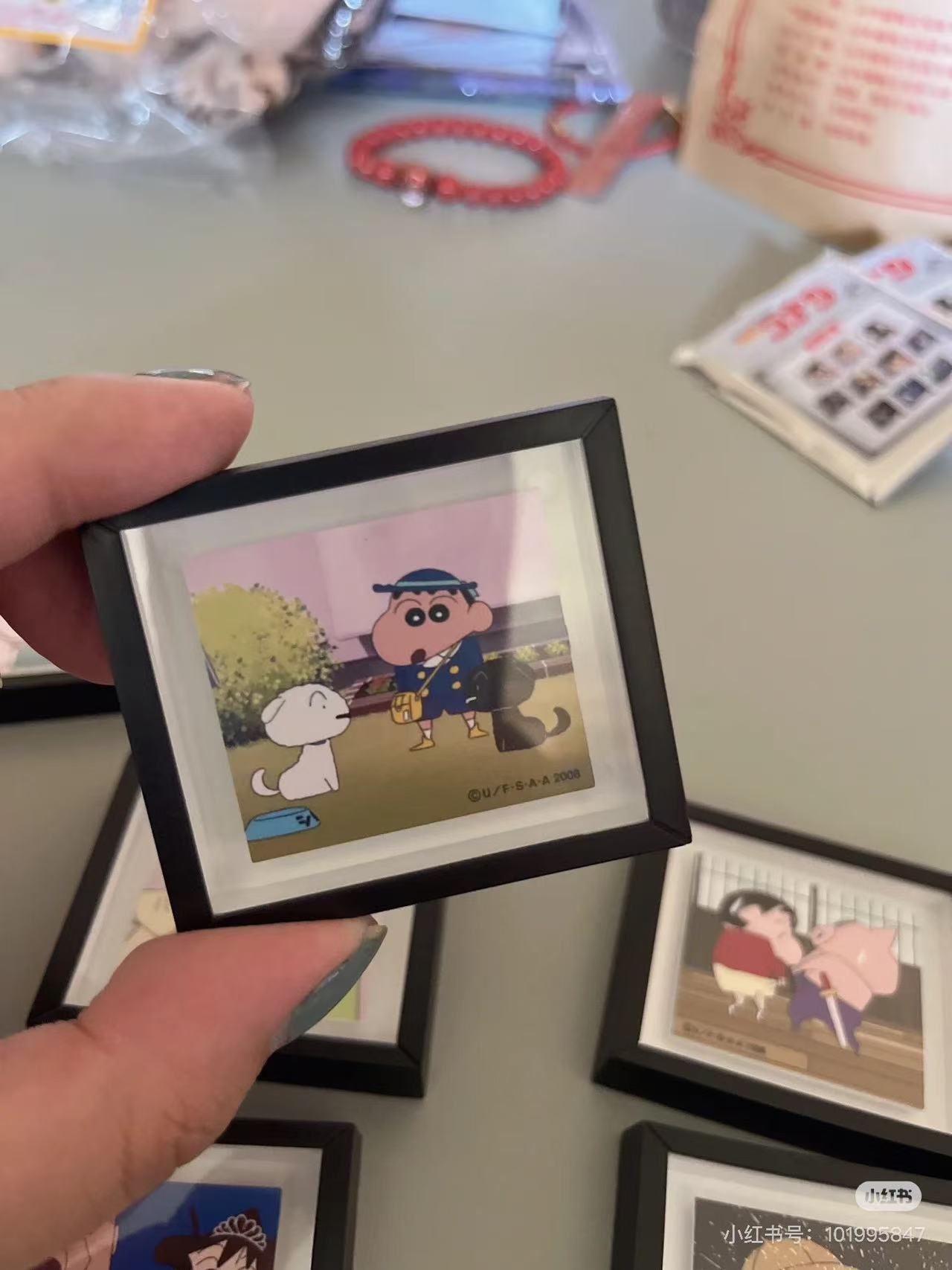 Crayon shin-chan|Frame Magnet Collection mystery bag/blind box/All 6 types|1pcs