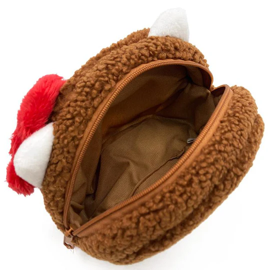 Monchhichi|Hello Kitty Mascot Cosmetic Pouch|155×145×50mm approx.