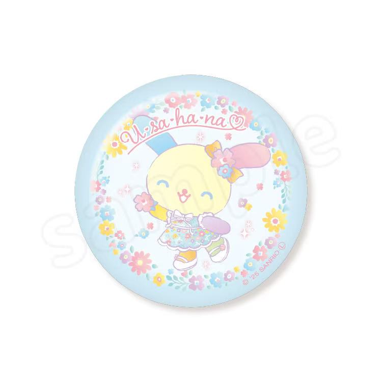 Sanrio|kthings Usahana Birthday Tin Badge