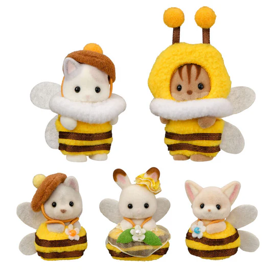 【store available, limit 1】SylvanianFamilies|Gather Baby Doll Set Honeybee Calico Critters