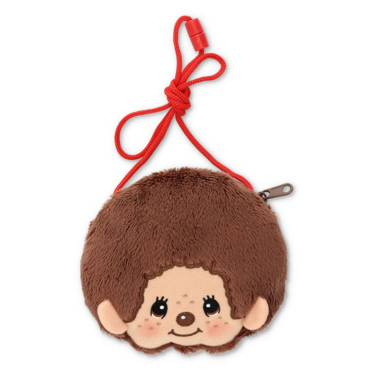 Monchhichi|Mascot Neck Pouch|H12.5×W13.5×D2.5cm approx.