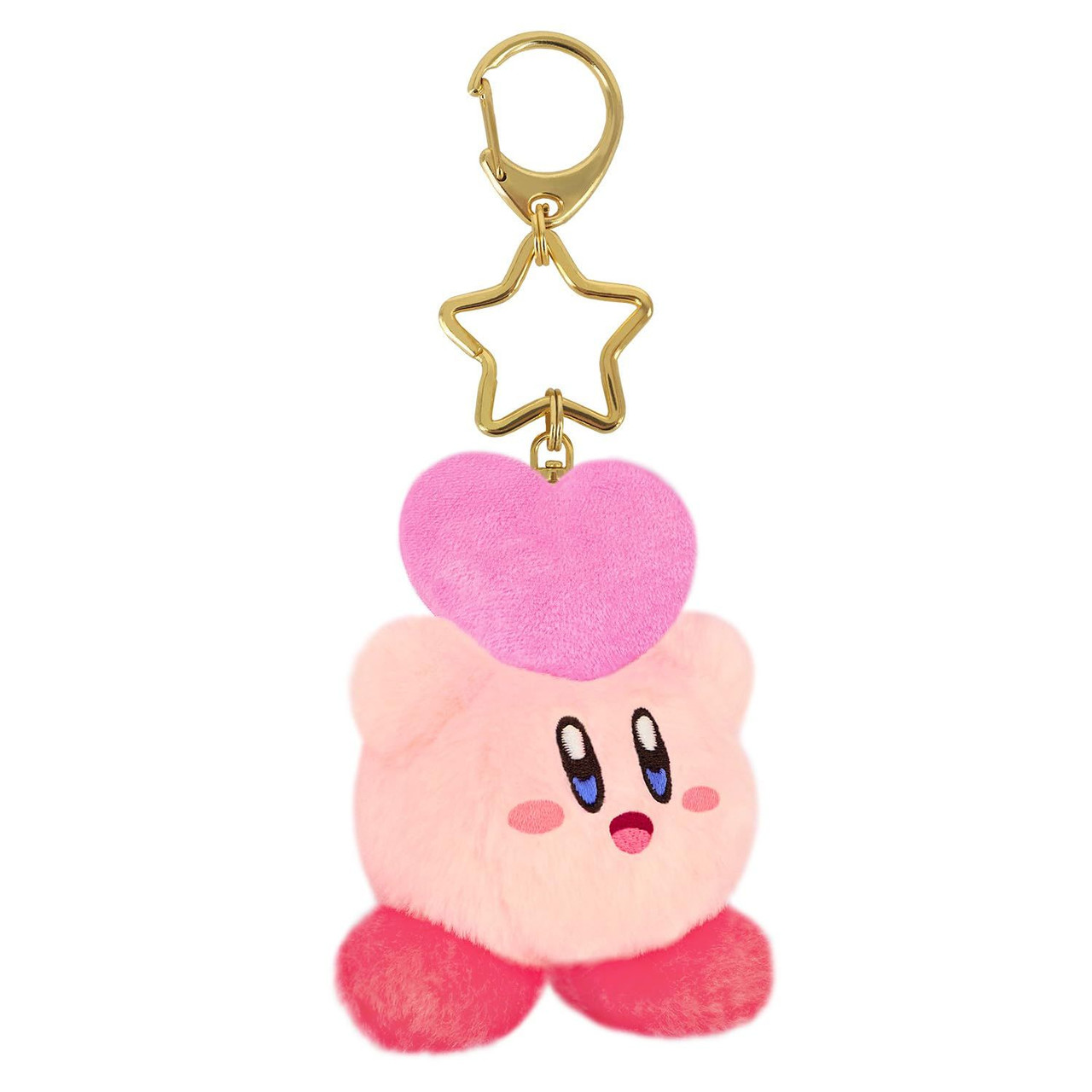Kirby|Kirby Of The Stars Mascot Holder /Plush Keychain|6×6×5cm approx.