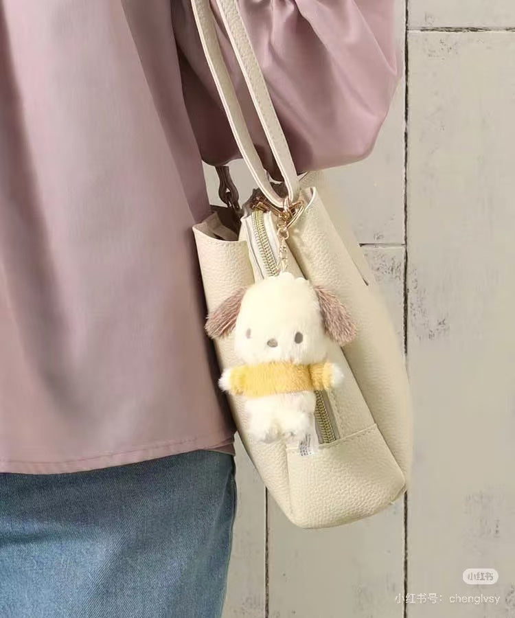 Sanrio|bleu bleuet Mascot Holder /Plush Keychain|11x9x12cm approx.