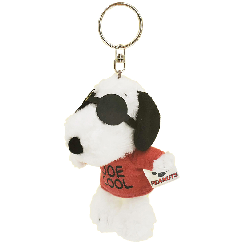 Snoopy|Peanuts Petit Fluffy Mascot Holder /Plush Keychain|70×120×70mm approx.