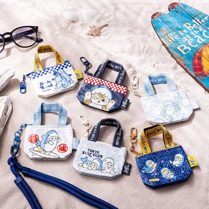 mofusand|BOARD SHARK! Mini Bag Keychain|67×90×30mm approx.
