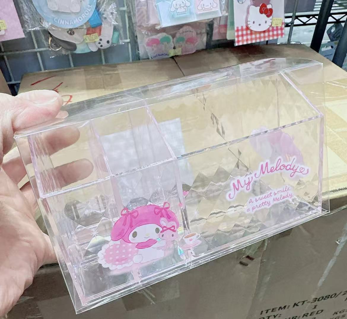 Sanrio|Relaxing Cosmetic Desk Organize|17×9.3×10cm approx.