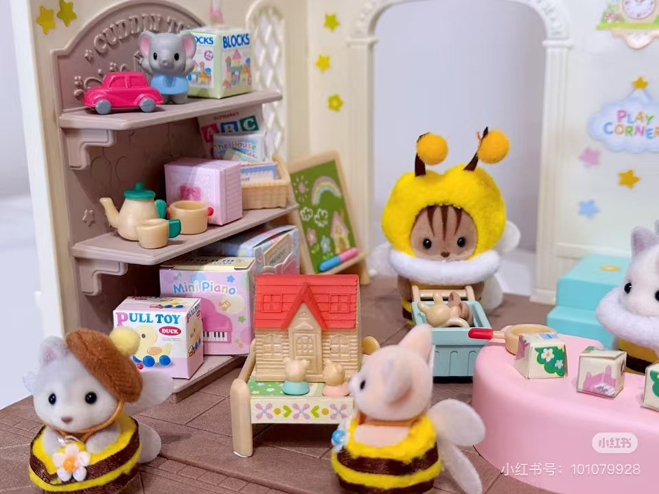 【store available, limit 1】SylvanianFamilies|Gather Baby Doll Set Honeybee Calico Critters