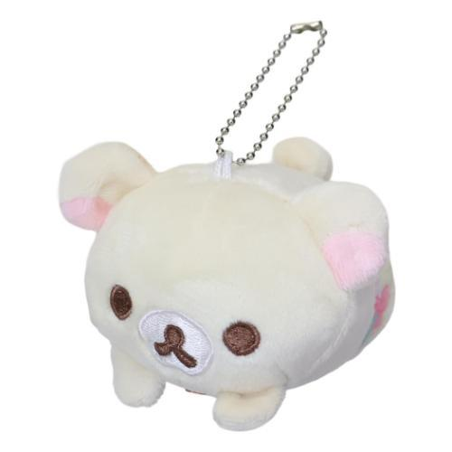 Rilakkuma|Flower Bouquet Lying Down Mascot Holder /Plush Keychain|L 80mm approx.