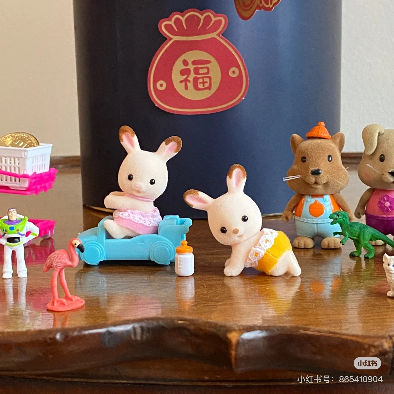 SylvanianFamilies|Chocolate Rabbit Twins-5420