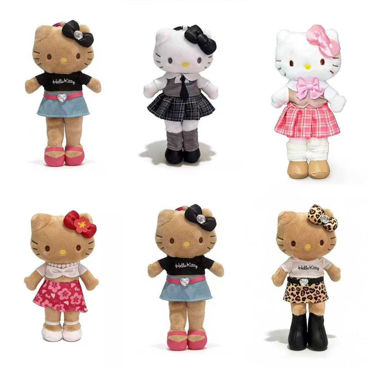 Sanrio|Donki hello Kitty long legs Mascot Holder /Plush Keychain