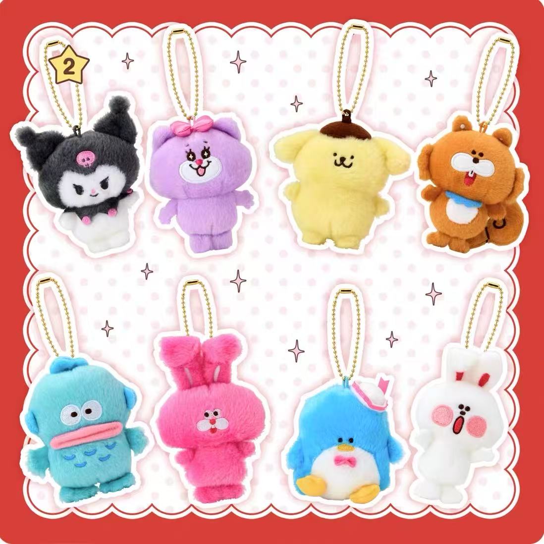 Sanrio|swimmer (2nd Edition) Mascot Holder /Plush Keychain|W6×D3.5×H11cm approx.