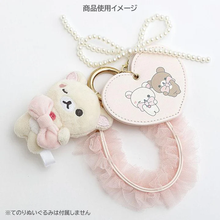 Rilakkuma|Makeup Rilakkuma Tulle Ribbon Pink Mascot Bag Charm| 165×130mm approx.