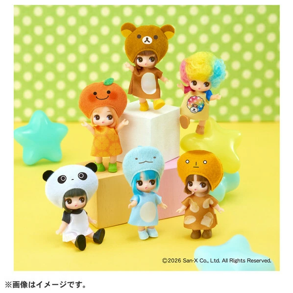 Licca|Tomy Mini Licca-Chan San-X Universe Collection mystery bag/blind box/All 7 types|1pcs
