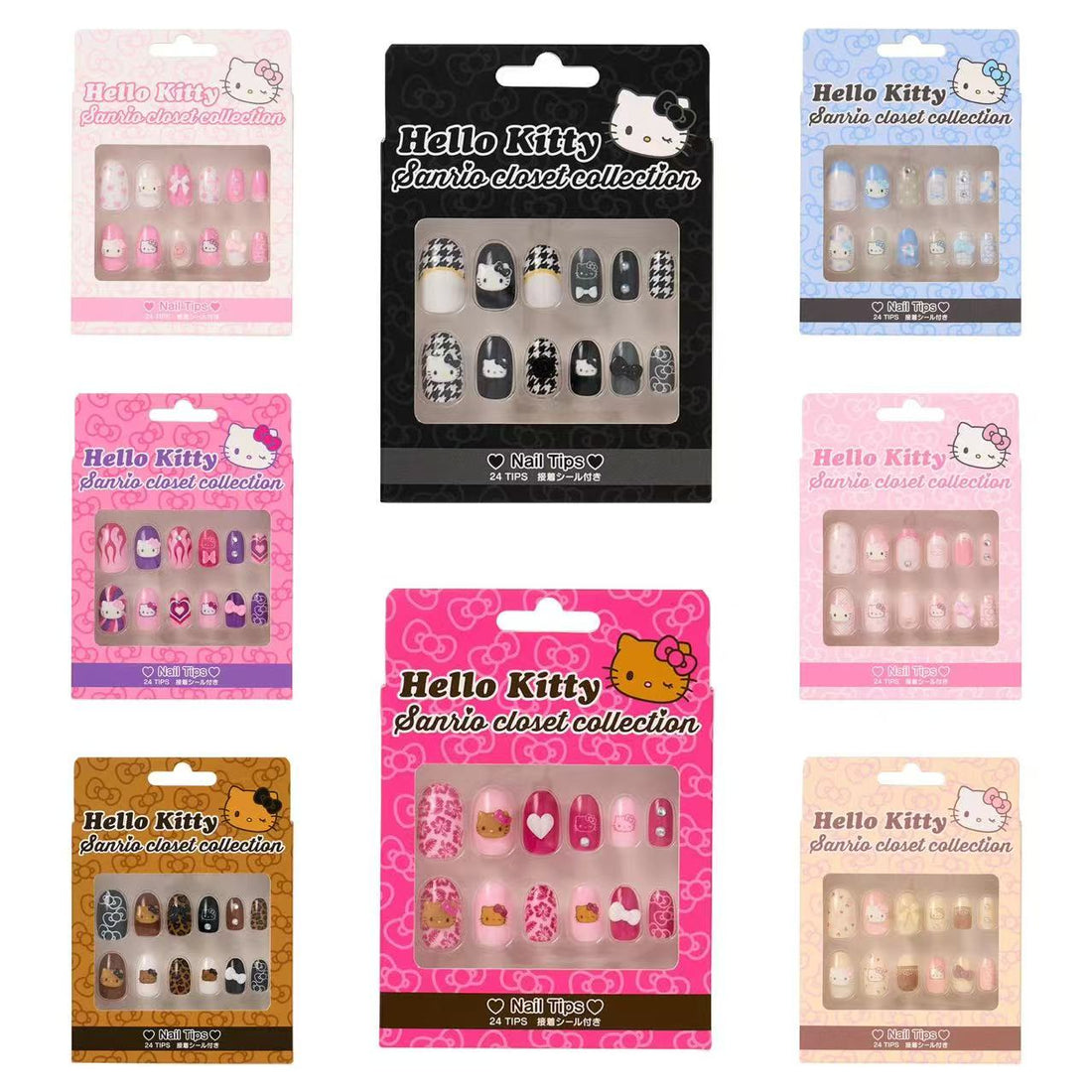 Sanrio|Closet Collection Hello Kitty Nail Tips