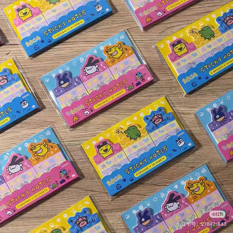 Tamagotchi|Sticky notes Die|60 piece