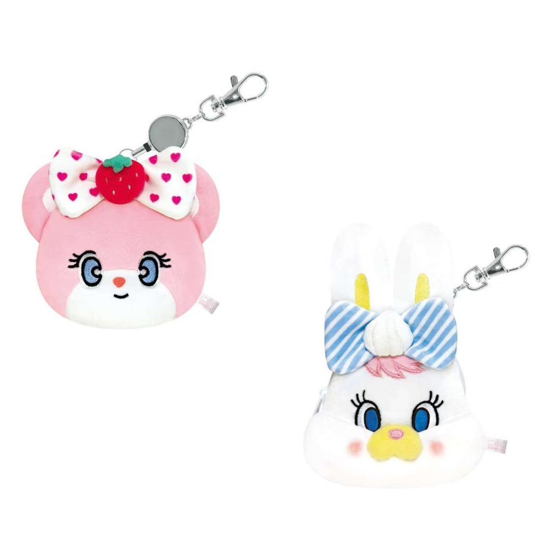 MOMOREI|Die-Cut Face Pass Case Card Holder with Reel Pouch|H190 x W160 x D60mm approx.
