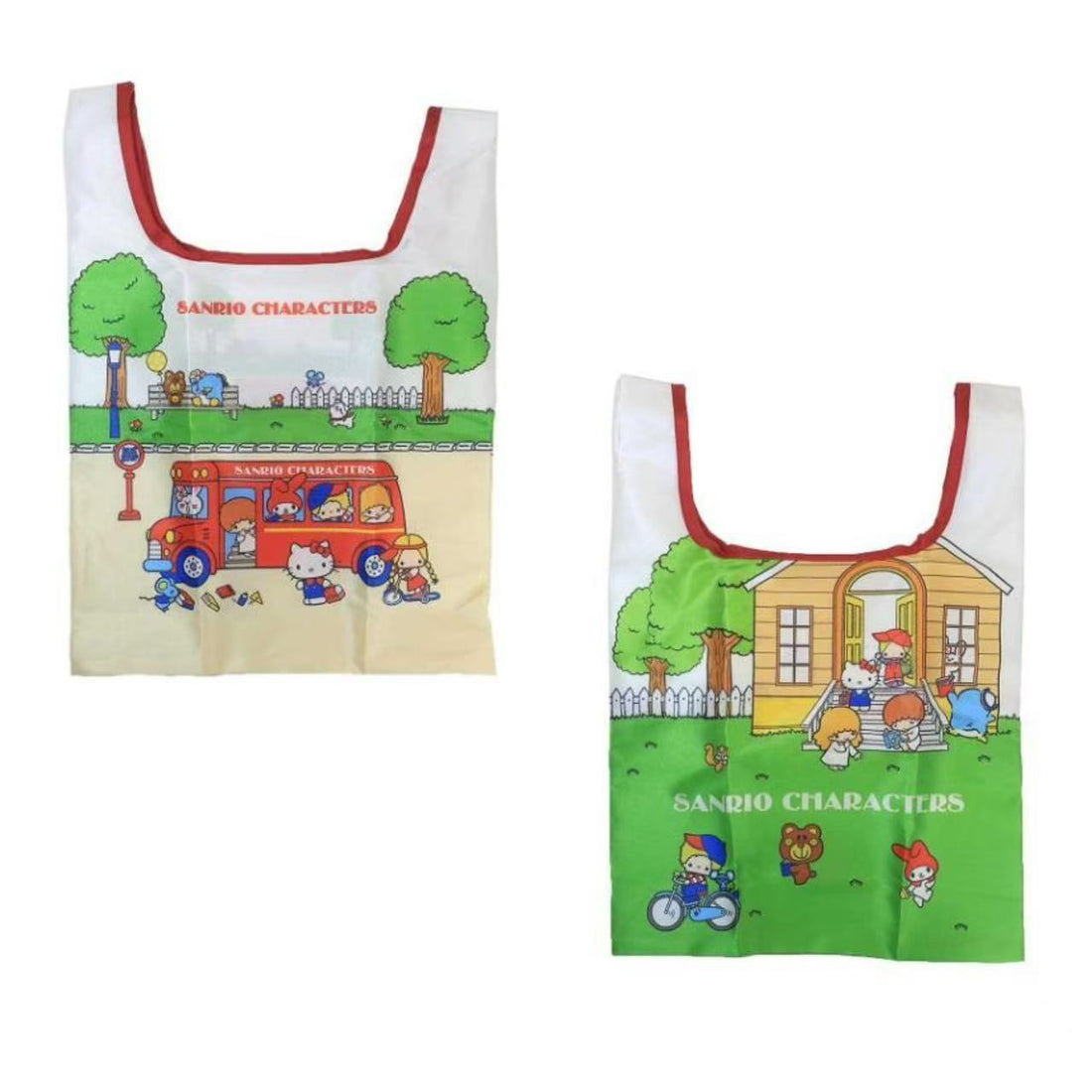 Sanrio|Mni Eco Bag with storage pouch|H420 x W270mm approx.