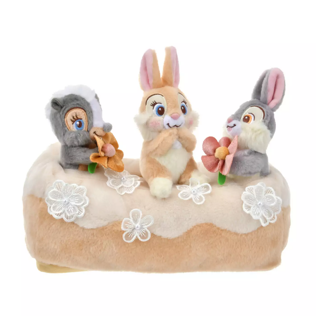 Disney|Thumper Miss Bunny TISSUE BOX CASE PASTEL BUNNIES|23×26×D16cm approx.