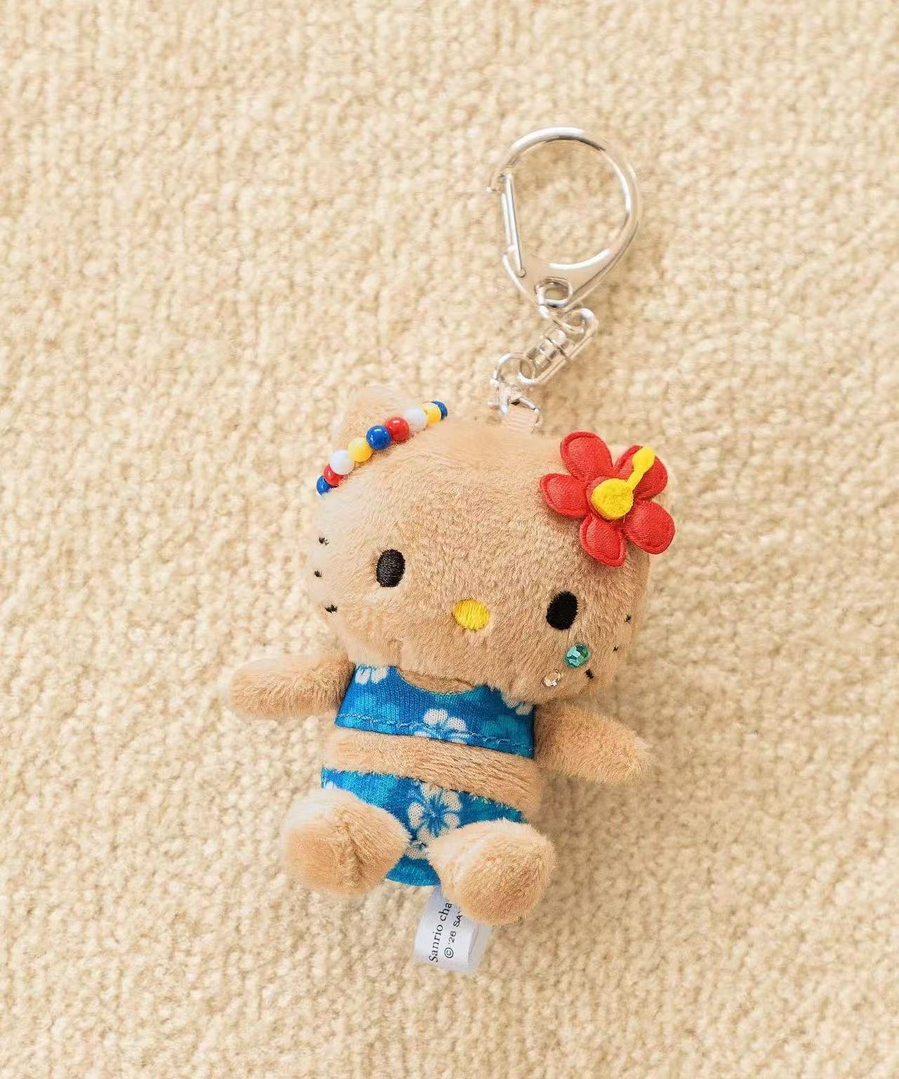 Sanrio|Me% HELLO KITTY x ST. LOWRYS FARM Collaboration Mascot Holder /Plush Keychain