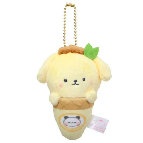 Sanrio|Mochimochi Panda Ice Cream Mascot Holder /Plush Keychain|120×100×55mm approx.