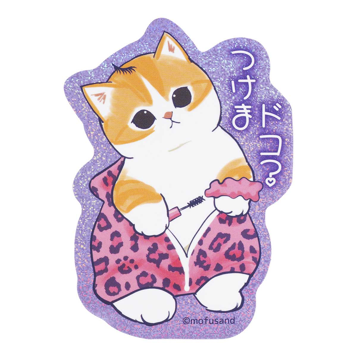 Mofusand|Gyarunyan Girl Collection Hologram Sticker|75×76mm approx.