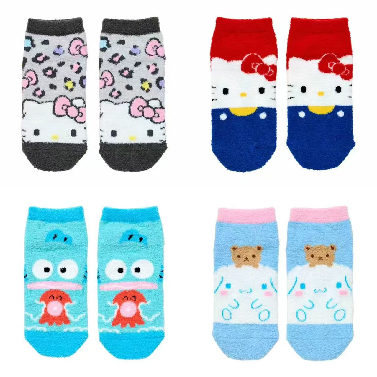 Sanrio|Mokomoko Fluffy Socks|23-25cm approx.