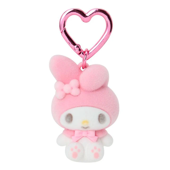 Sanrio|Mini Sanrio Celebrating Shop 55th Anniversary Flocked Mascot Holder Bag Charm|4.5×3.3×4.5cm approx.