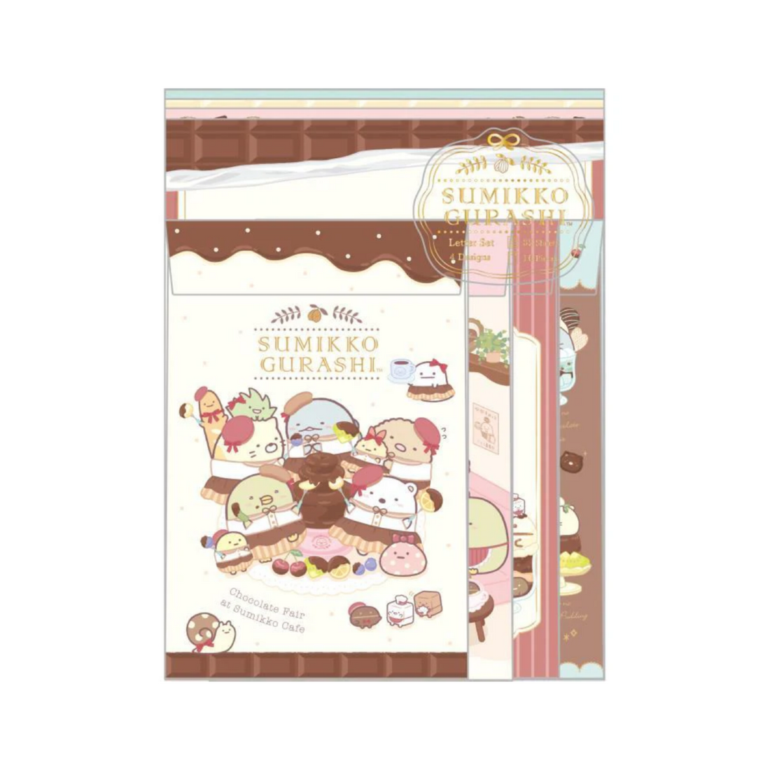 Sumikko gurashi|Chocolate Fair at Sumikko Cafe - Letter Set San-X|190×142mm approx.