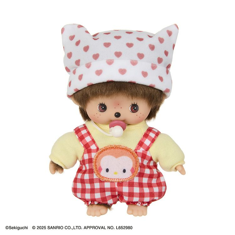 Monchhichi|Monchhichi x Hello Kitty Plush Dolls|H15 x W10 x D6.5cm approx.