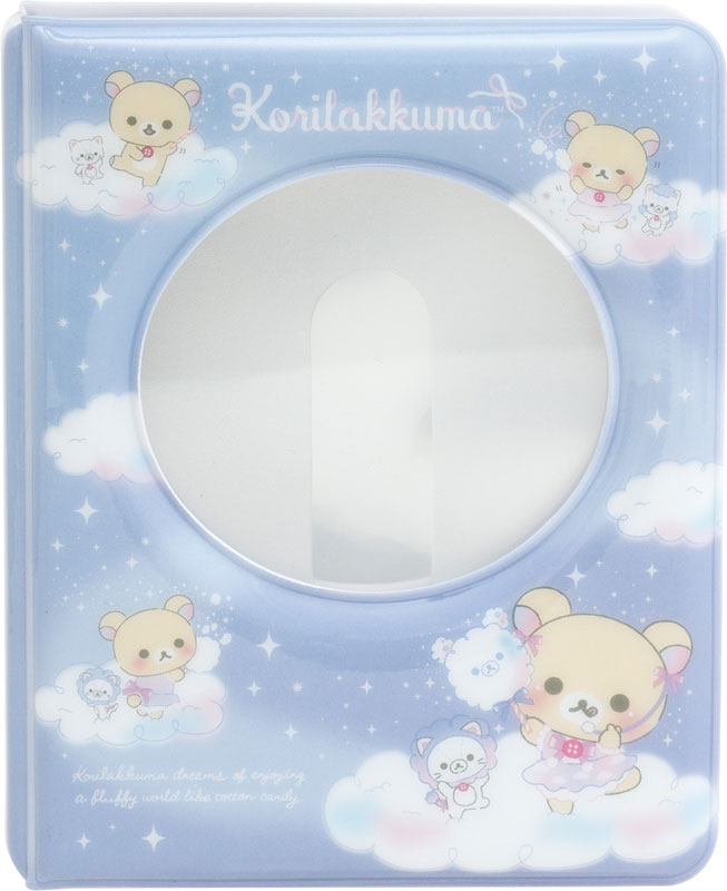 Rilakkuma轻松熊|San-X天空白云棉花糖系列软软外壳镂空收藏卡册/相册/邮票册|約108×85×20mm
