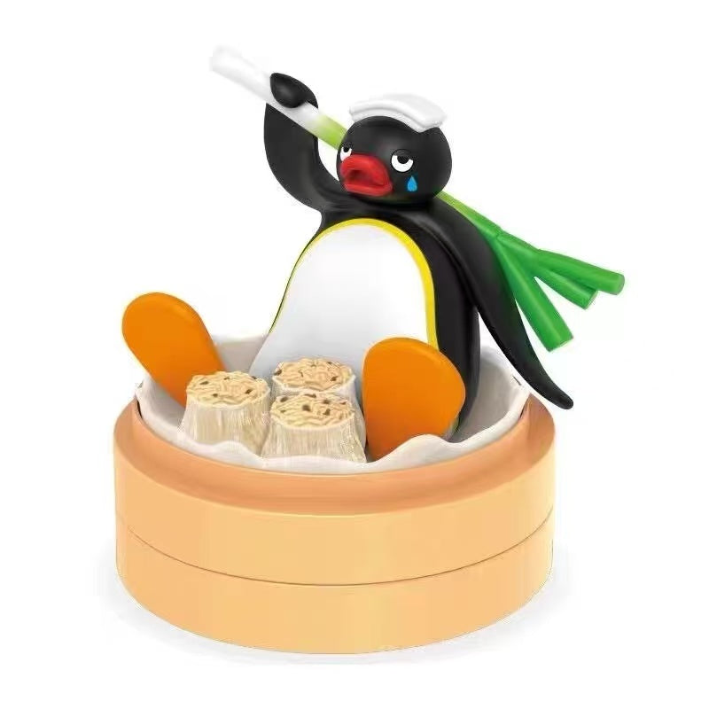 Pingu Funny Scenes Series Delicious Food Blind Box Egg