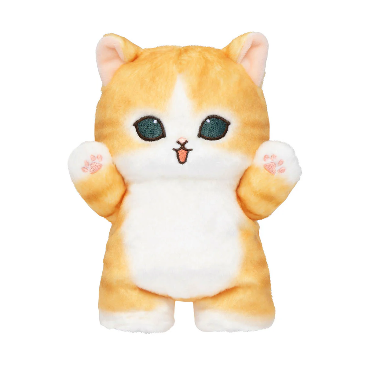 Mofusand|Workplace Intervention Team Nyan Cat:Orange Brown White Standing Plush Dolls/Plush Toy|170×120×100mm approx.