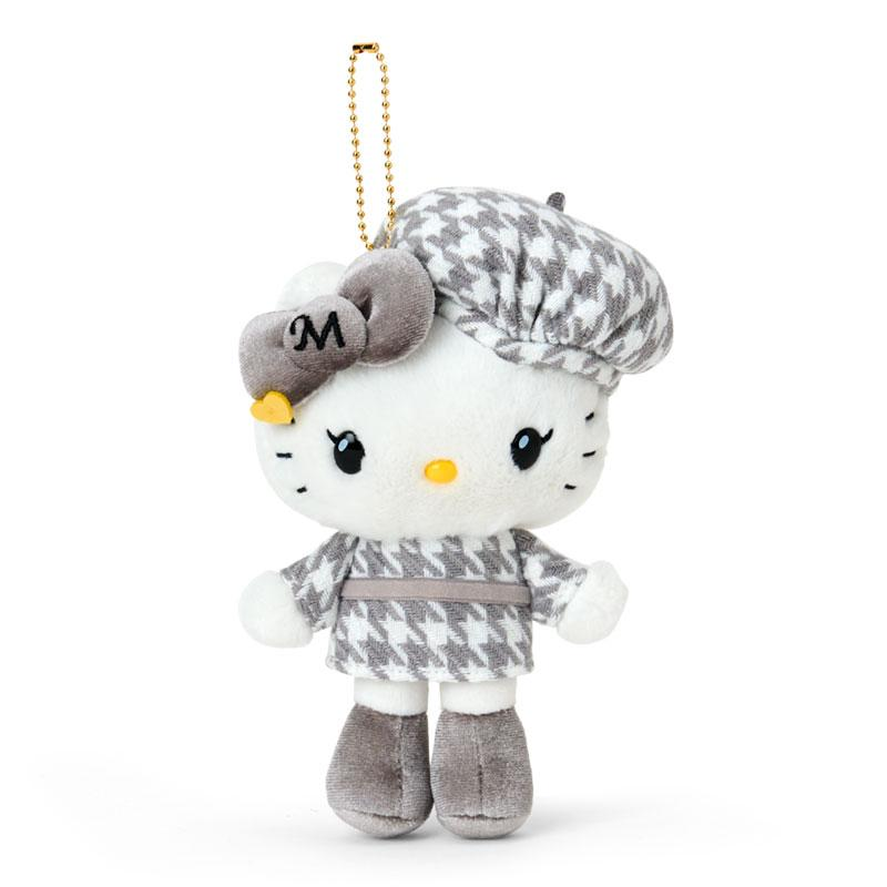 Hello Kitty|Monochrome Girly Twin Coordinate Mascot Holder /Plush Keychain|11×7×18cm approx.