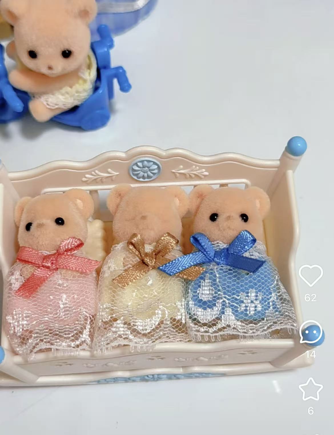 SylvanianFamilies|Biscuit Bear Triplets Healthy Set