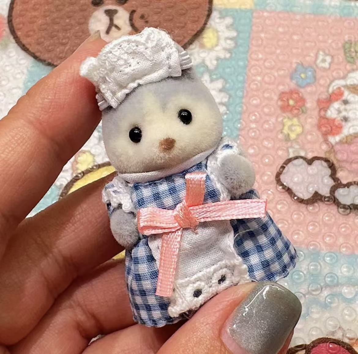 SylvanianFamilies|FOREST KITCHEN BABY Husky WAITRESS